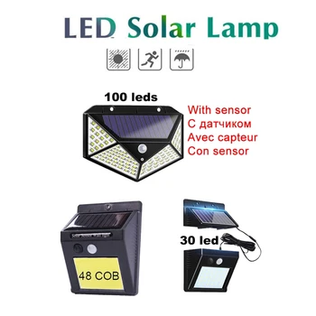 

LED Solar Power PIR Motion Sensor Wall Light LED Outdoor Energy Saving Street Yard Path Home Garden Security Lamp indoor home st