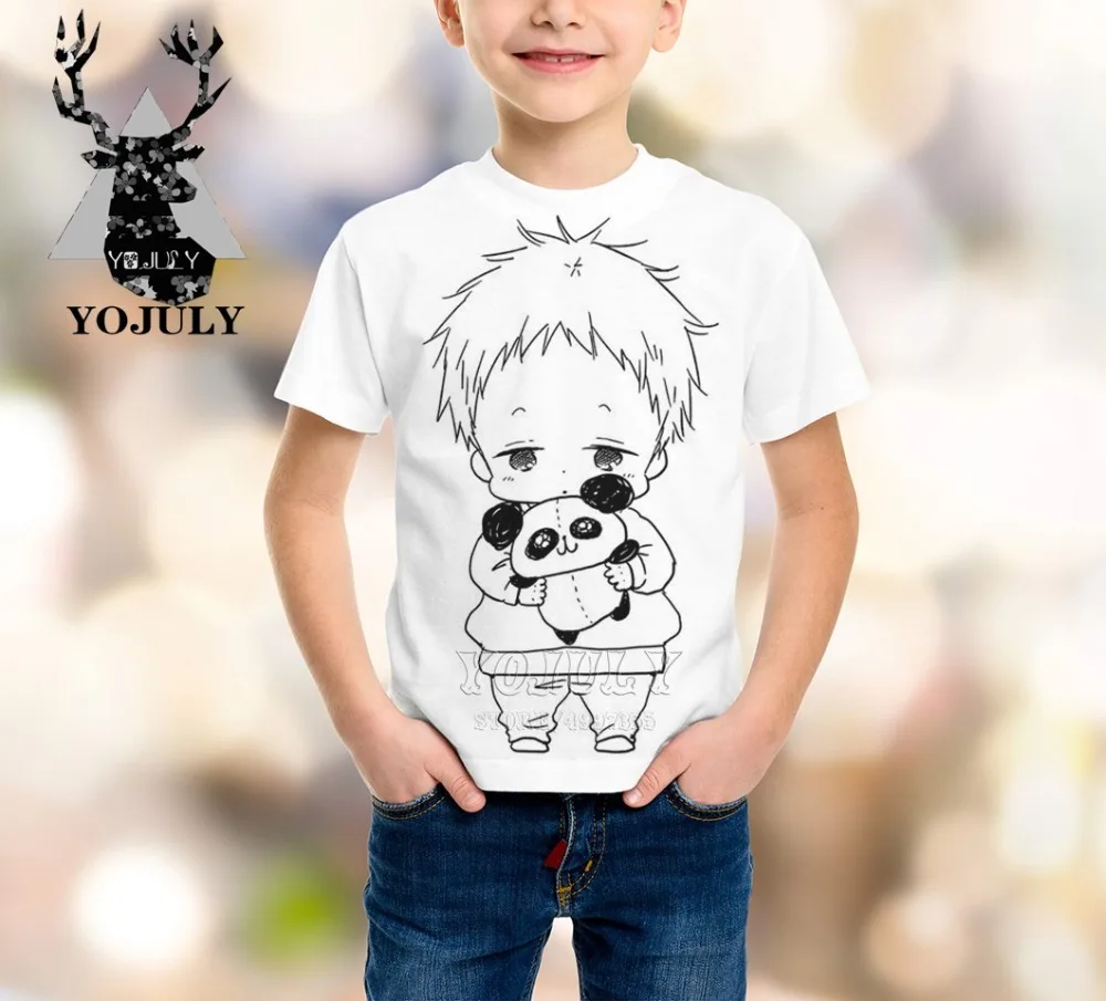 YOJULY/футболка с короткими рукавами для детей с 3D принтом, Gakuen dad, аниме, brothers летние детские футболки для маленьких мальчиков и девочек, A403