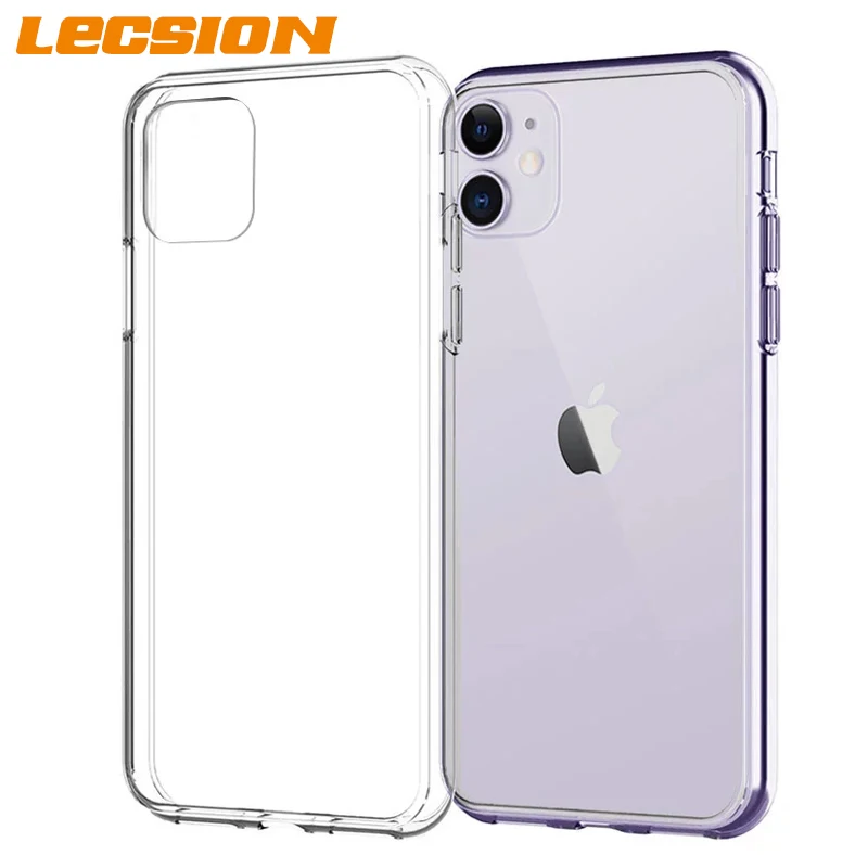 Прозрачный мягкий силиконовый чехол для телефона iPhone 11 12 Mini Pro Max XS XR X 8 7 6 6s Plus 5 SE 2020