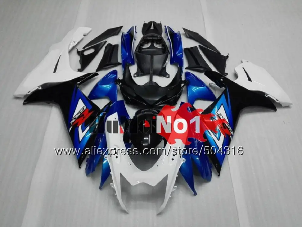 Инъекции для SUZUKI GSXR 750 600 GSXR750 K11 18MC. 20 черно-белые GSXR600 2011 2012 2013 для детей 11, 12, 13, 14, 15, обтекатель - Цвет: No. 19