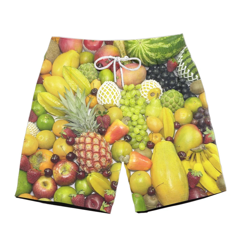 Shorts Men Summer Hot Sale Beach Shorts Homme Casual Style Loose Elastic Fashion Brand Clothing chocolate 3D Short Pants - Цвет: ZLC-DK-CD44