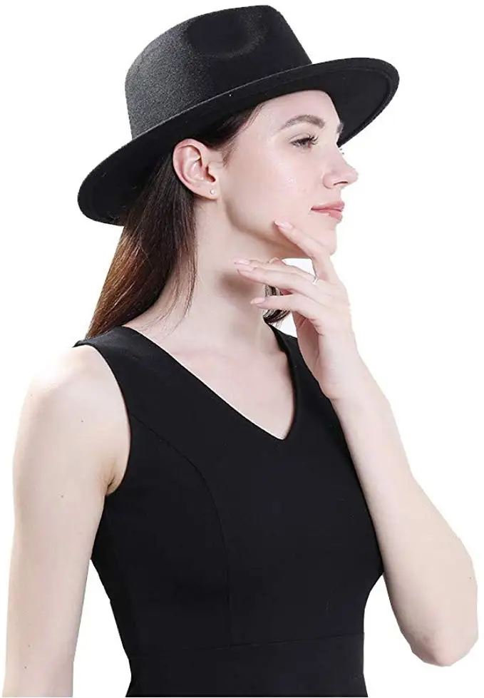 Модная трендовая Женская шерстяная фетровая шляпа с леопардовым принтом и широкими полями, шерстяная Панама, повседневная, официальная, для вечеринки, зимняя Новинка, фетровые шляпы