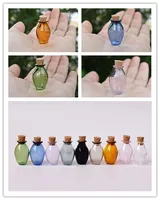 50pcs Glass Bottles Miniature Potion Bottle Mini Cork Glass Vials Wedding DIY Mini Drift Bottle Wishing Bottle Perfume Bottle 1