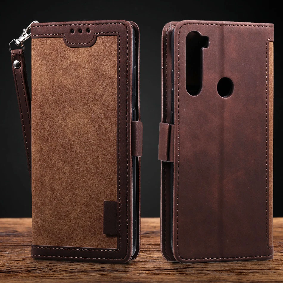 Retro Bao Da Cho Xiaomi Mi 9 9T Note10 Lite A3 Redmi Note 7 8 8T Pro 10 k20 Lật Thẻ Từ Giá Đỡ Ví Điện Thoại Da phone cases for xiaomi