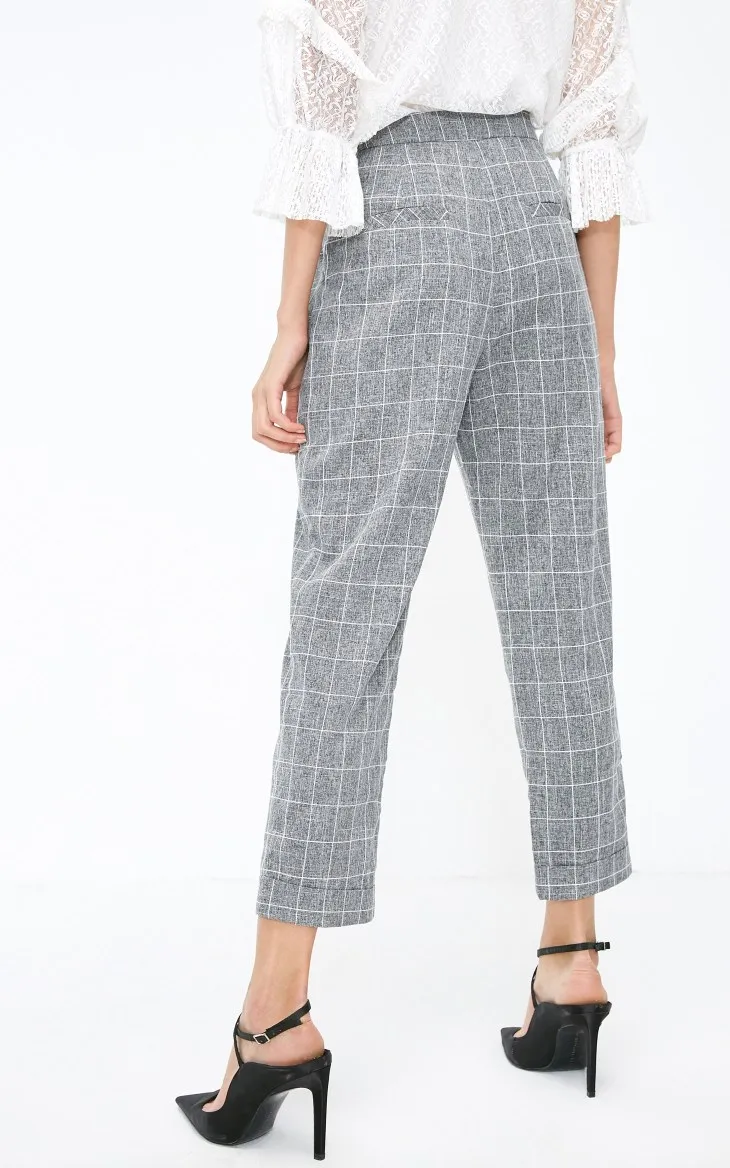 Vero Moda Женские клетчатые укороченные брюки OL | 319150501