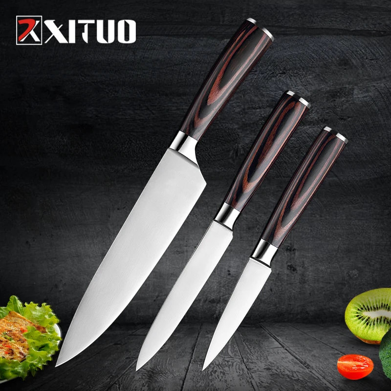 XITUO Кухня Ножи комплект японский Стиль нож для Разделки мяса Фруктовый очистки