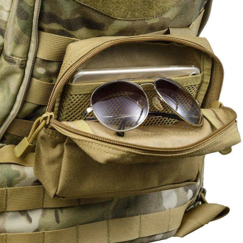 

Outdoor Military Tactical Waist Bag Multifunctional EDC Molle Tool Zipper Waist Pack Accessory 1000D Durable Belt Pouch