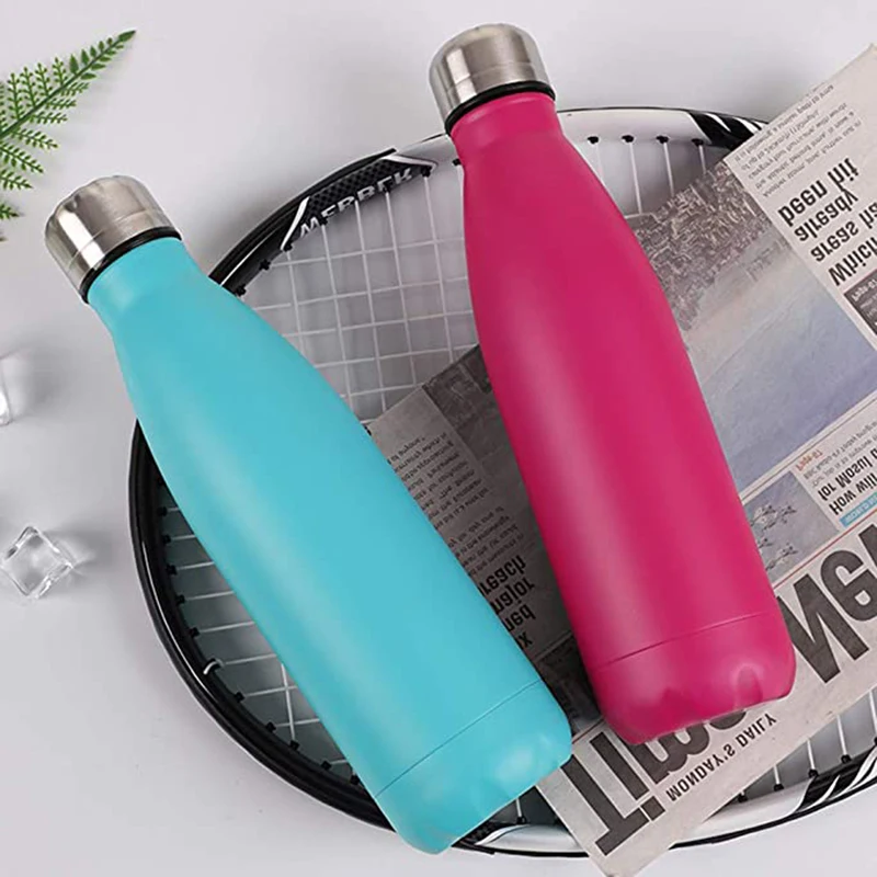 

Оптовая продажа, 500 мл, бутылка-термос для колы, чашка, бутылка для воды из нержавеющей стали, герметичная Спортивная посуда для напитков на открытом воздухе, подарок на день отца