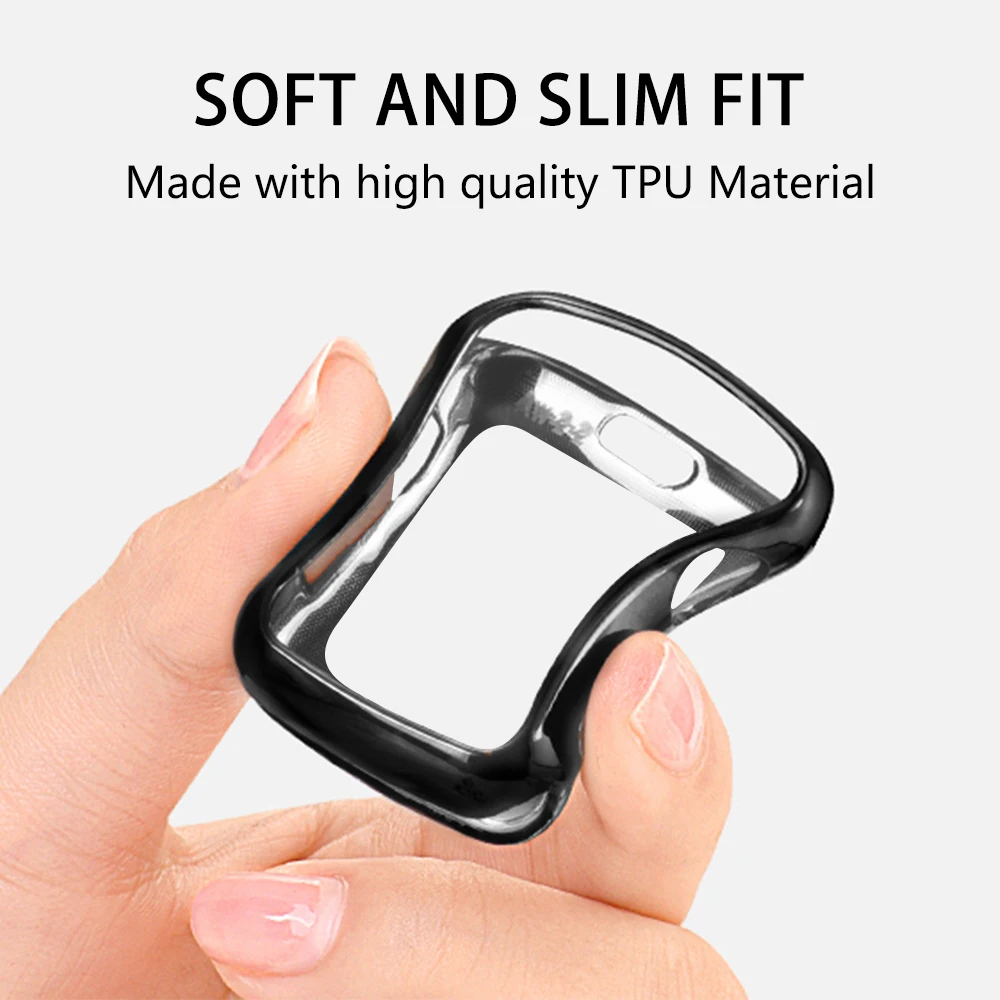 2019 TPU Protector Cover For Apple Watch Case 5 4 44mm 42mm Watch Case Frame Accessories 5