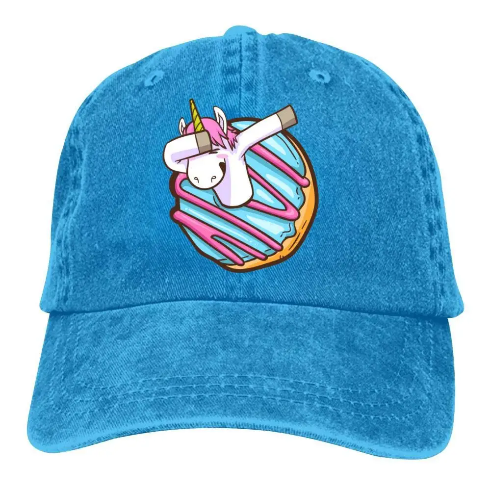 Джинсовая Шляпа в стиле хип-хоп с изображением единорога и радуги для фанатов, привлекательная Кепка для мужчин и женщин