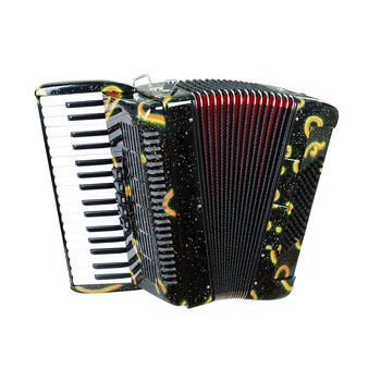 

Jh8002-a accordion 34/72/5/2, black, with case, Aurus