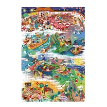 200 sztuk Puzzle Puzzle dla dzieci 100 sztuk 6-7-8-9-10 lat Dragon Boat Racing tradycyjny festiwal inteligencja zabawki tanie i dobre opinie 25-36m 4-6y 7-12y CN (pochodzenie) 6 years old 7 years old 8 years old 9 years old 10 years old Paper Cartoon anime Mainland China