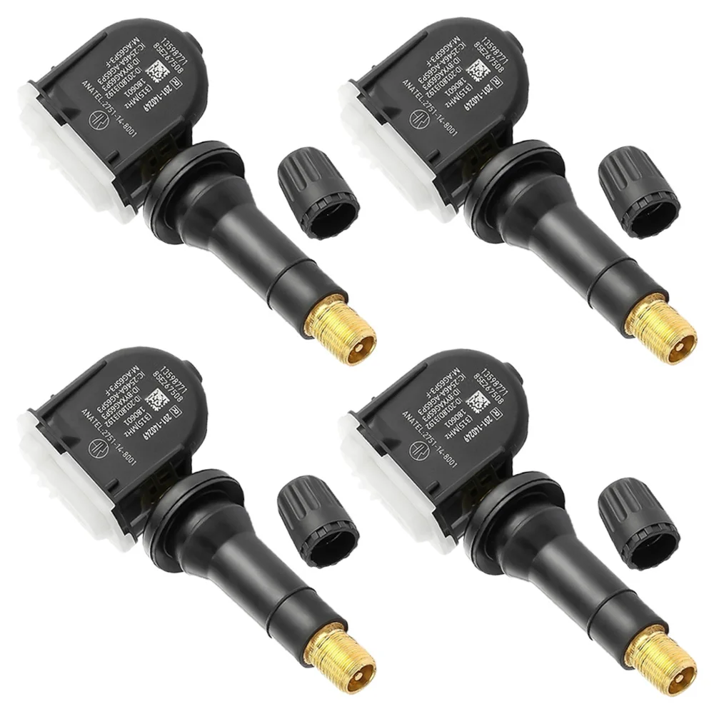 4 шт. для GMC Cadillac Buick Pontiac новая автомобильная система контроля давления в шинах TPMS 315 МГц датчик 13598771 13598772
