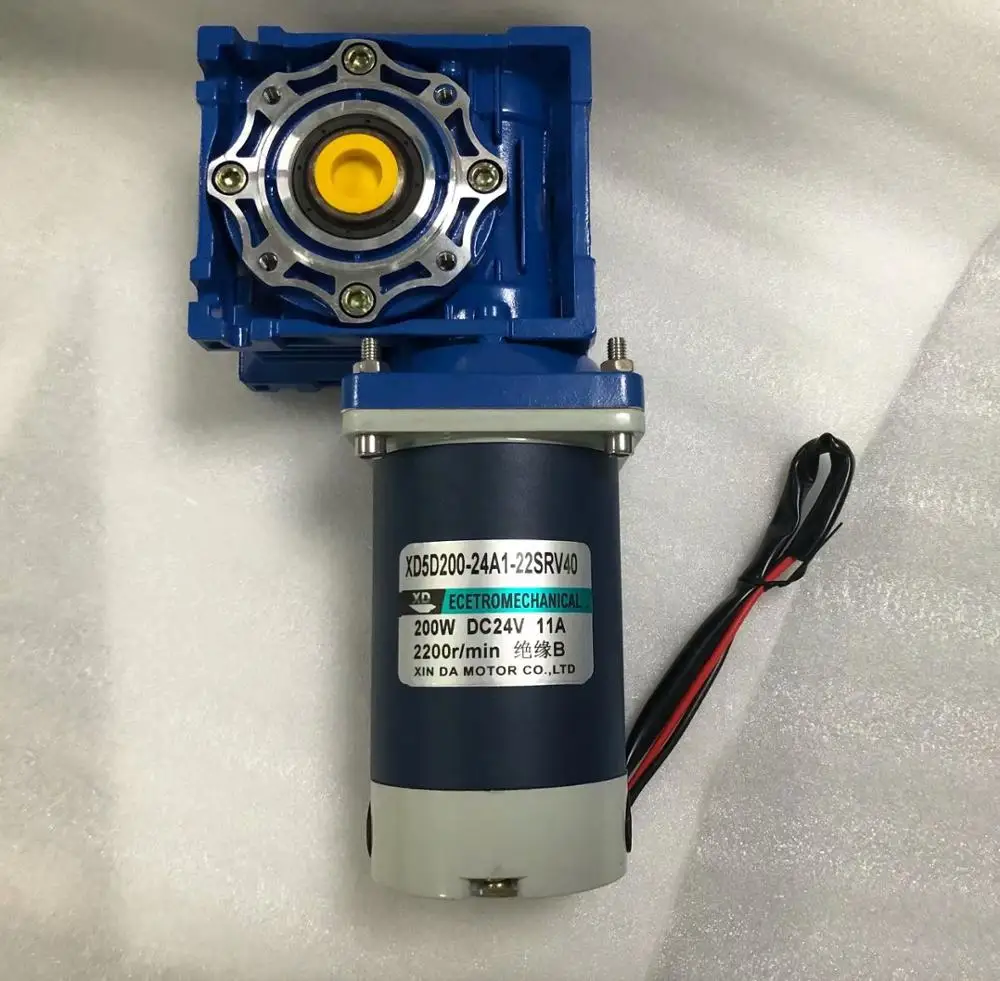 200W RV40 червячный редуктор двигателя 12V 24V NMRV40 червь Шестерни мотор самоблокирующийся Шестерни измельчитель одиночного вала по часовой стрелке и против часовой стрелки