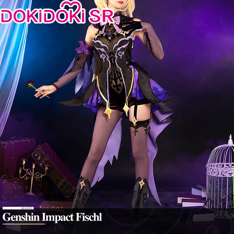 PRE SALE DokiDoki SR Game Genshin Impact Косплей Костюм Fischl костюм Косплей|Игровые костюмы| |