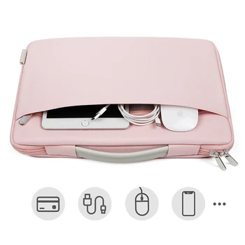 

Portable Waterproof 13.3 inch Laptop HandBag Notebook Sleeve Bag Case For Macbook Air Pro 11 12 13 Retina HP Asus Dell Acer