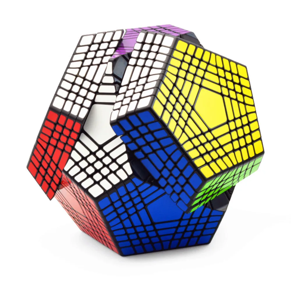 ShengShou 9x9x9 megaminxed Megaminx Профессиональный конкурсный черный магический куб ультра-Гладкий 9x9 кубар-Рубик на скорость детские игрушки подарок