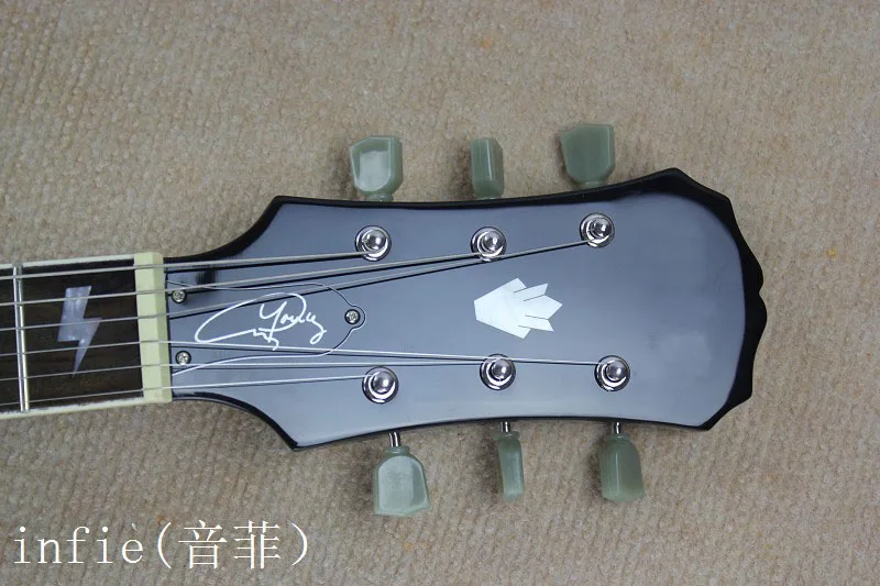 Custom Guitar Shop G палисандр гитара SG400 рулон Черная 6 струн электрогитара