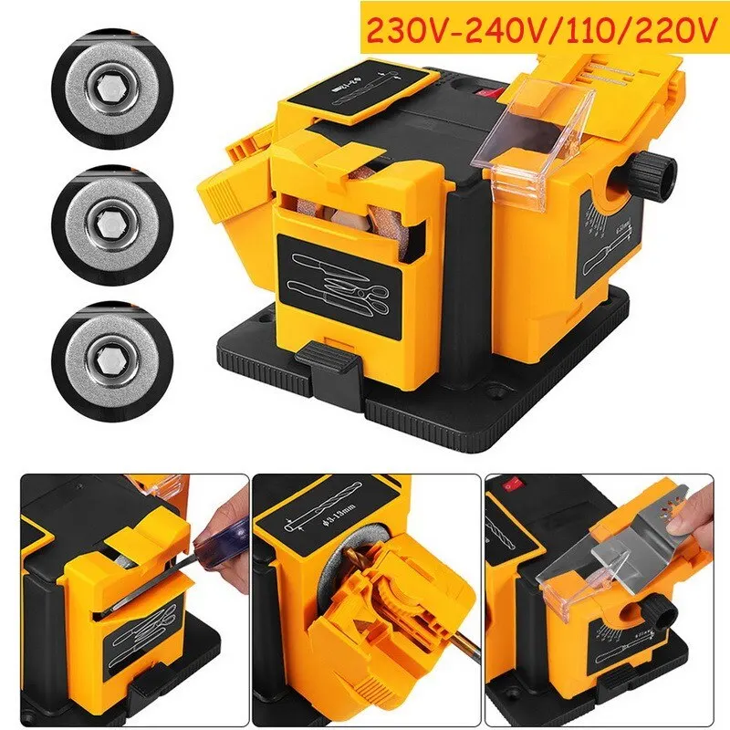 96W/65W 3 In1 Multifunction Knife Sharpener Electric Drill Sharpening