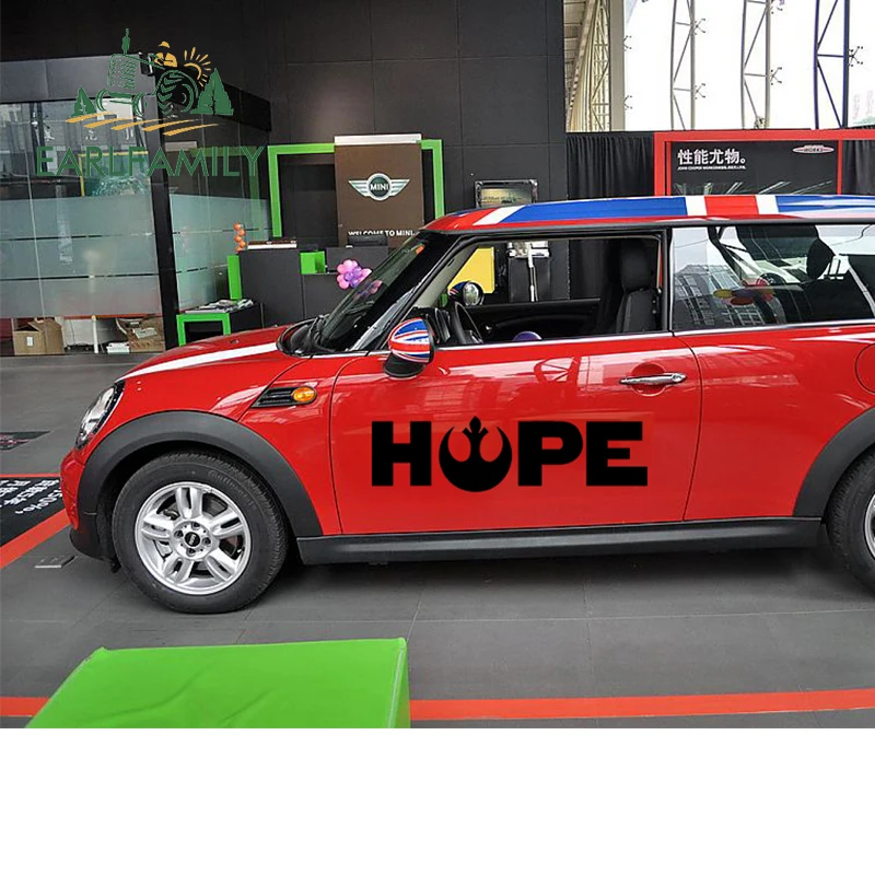 

EARLFAMILY 58cm x 23.2cm 2x Star Wars Hope Funny Graphical Car Sticker For Truck Window Auto Door Vinyl Decal one For Each Side