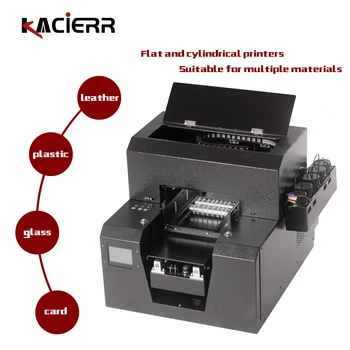 Preise Business Büro Inkjet UV Drucker A4 LED Pritsche Und Zylindrischen Erhöhte Version Zu Druck Muster Auf Silikon/kunststoff/keramik