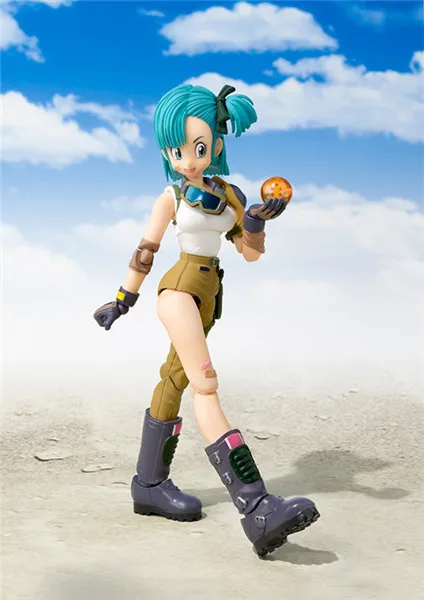 Подвижная фигурка из аниме Dragon Ball Z Bulma Joints 13 5 см ПВХ игрушки коллекционные