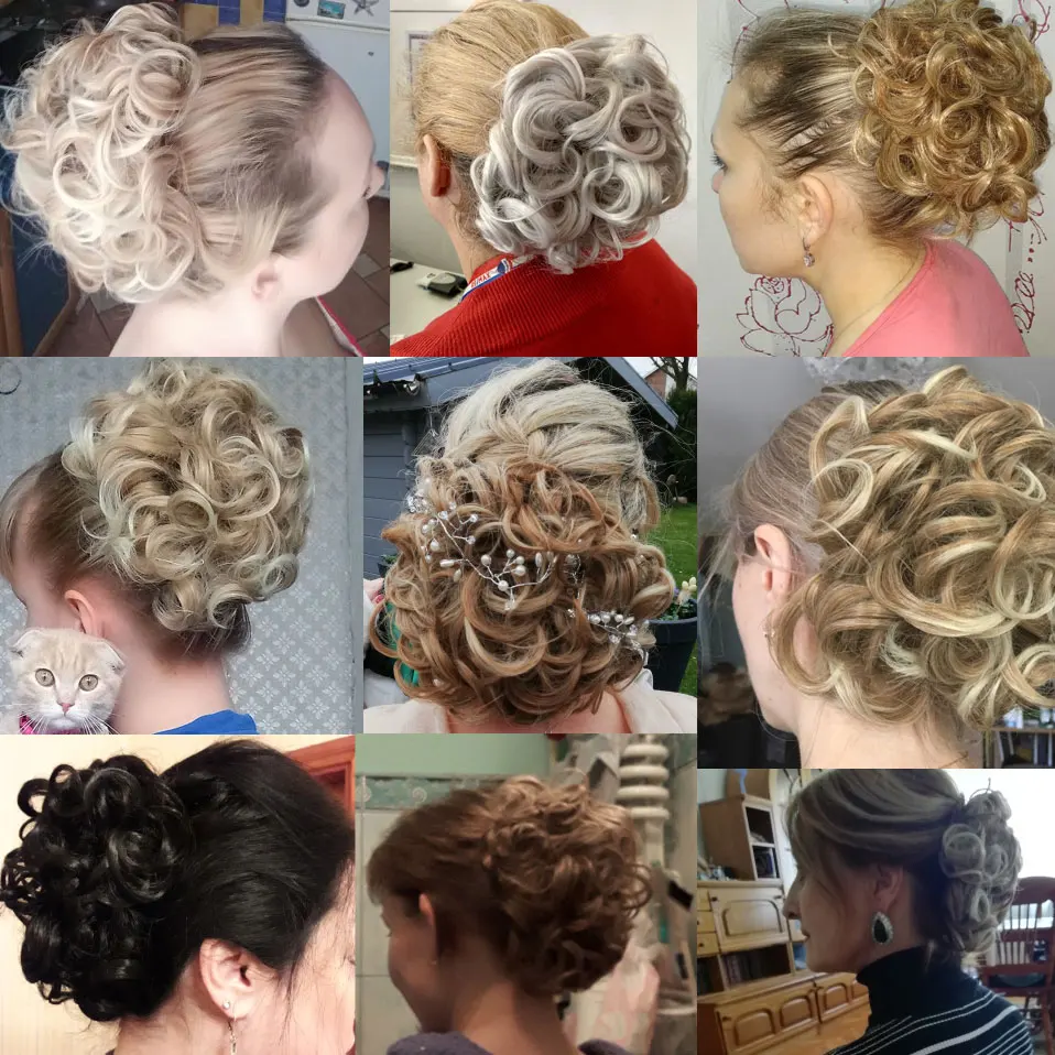 S-noilite LARGE Comb Clip In Curly Synthetic Hair Pieces Chignon Updo Cover Hairpiece Extension Hair Bun 6 S-noilite LARGE Comb Clip In Curly Synthetic Hair Pieces Chignon Updo Cover Hairpiece Extension Hair Bun 6