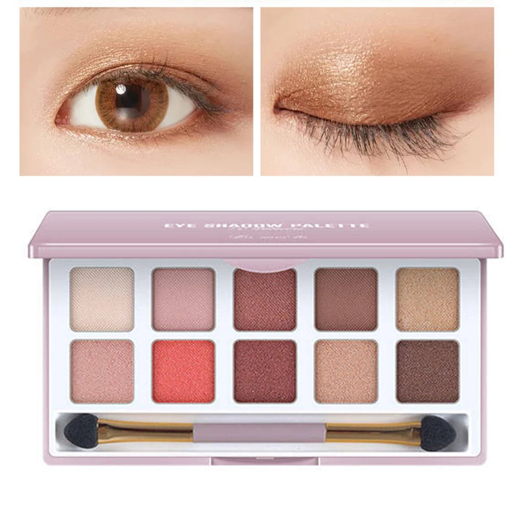 Праймер для век палитра косметики макияж блеск пигмент матовые Smoky Eyes водонепроницаемый перламутровый нейтральный Модный не цветущий TSLM1