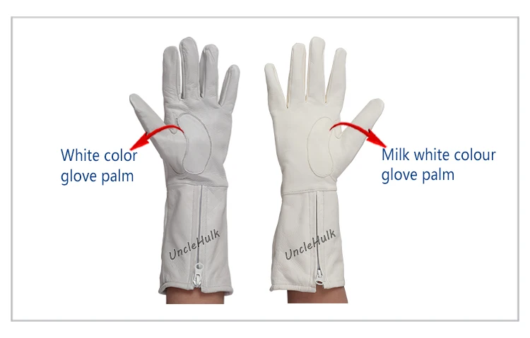 Super-Sentai's-Genuine-Leather-Gloves-Milk-White-Colour-Masked-Rider-Gloves-one-size-only-UncleHulk-13