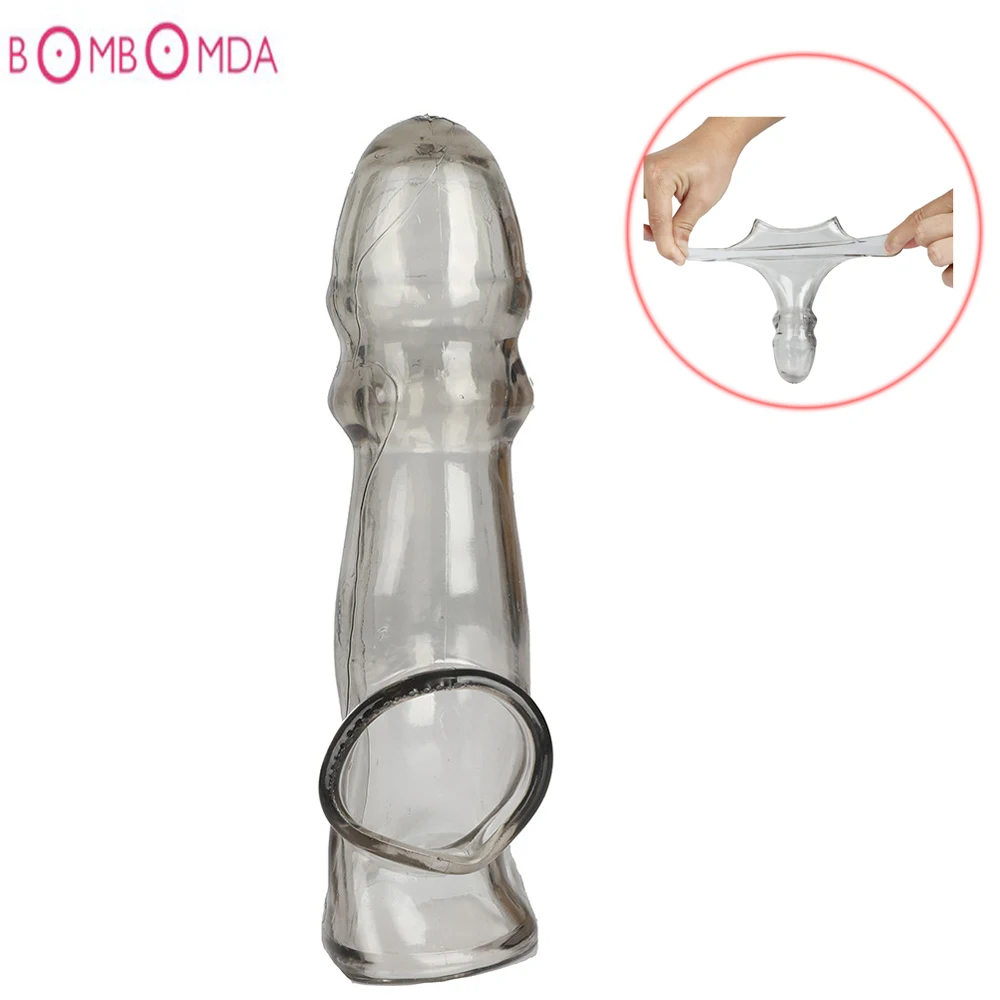 Male Reusable Condom Penis Sleeve Stimulate G Spot Vagina Semen Lock Ring Delay Ejaculation Sex Toys For Men Shop | Красота и