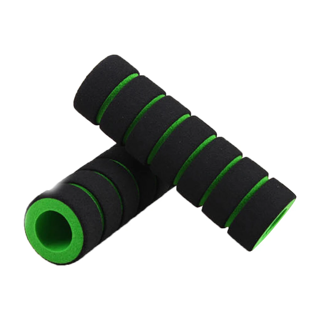 2Pc/1pair Bike Racing Bicycle Motorcycle Handle Bar Foam Sponge Grip Cover Non-slip Soft Handlebar Bike Bar wholesale