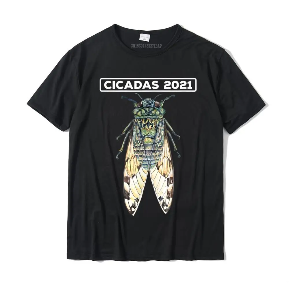 comfortable Unique Summer Pure Cotton O-Neck Mens T Shirt Cool Tees Graphic Short Sleeve Top T-shirts Top Quality Cicada Funny Insect Lover Adults Kids 2021 Watercolor Bugs T-Shirt__MZ23917 black