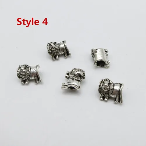 5pcs Style 4 5 шт./упак. серебро Руна викингов разных 5 видов стилей, подвязанные лентой, с объемной волной, бороды, дредлоки, для увеличения объема, бусины кольца для Аксессуары для волос - Цвет: 5pcs Style 4