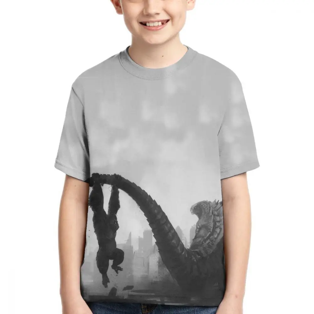 shirt9 Mr. Q/модный костюм Годзиллы футболка для мальчиков и девочек, одежда Женская Повседневная футболка для детей футболки с короткими рукавами и фигурками Годзиллы - Цвет: shirt9