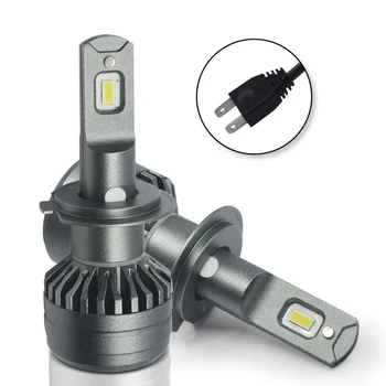 

1set*All in one LED H4 Headlights V70 D8 8000LM Car H7 LED Headlight Bulbs Car Fog Light H4