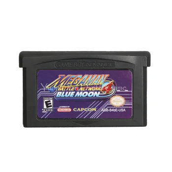 

For Nintendo GBA Video Game Cartridge Console Card Mega Man Battle Network 4 Blue Moon English Language US Version
