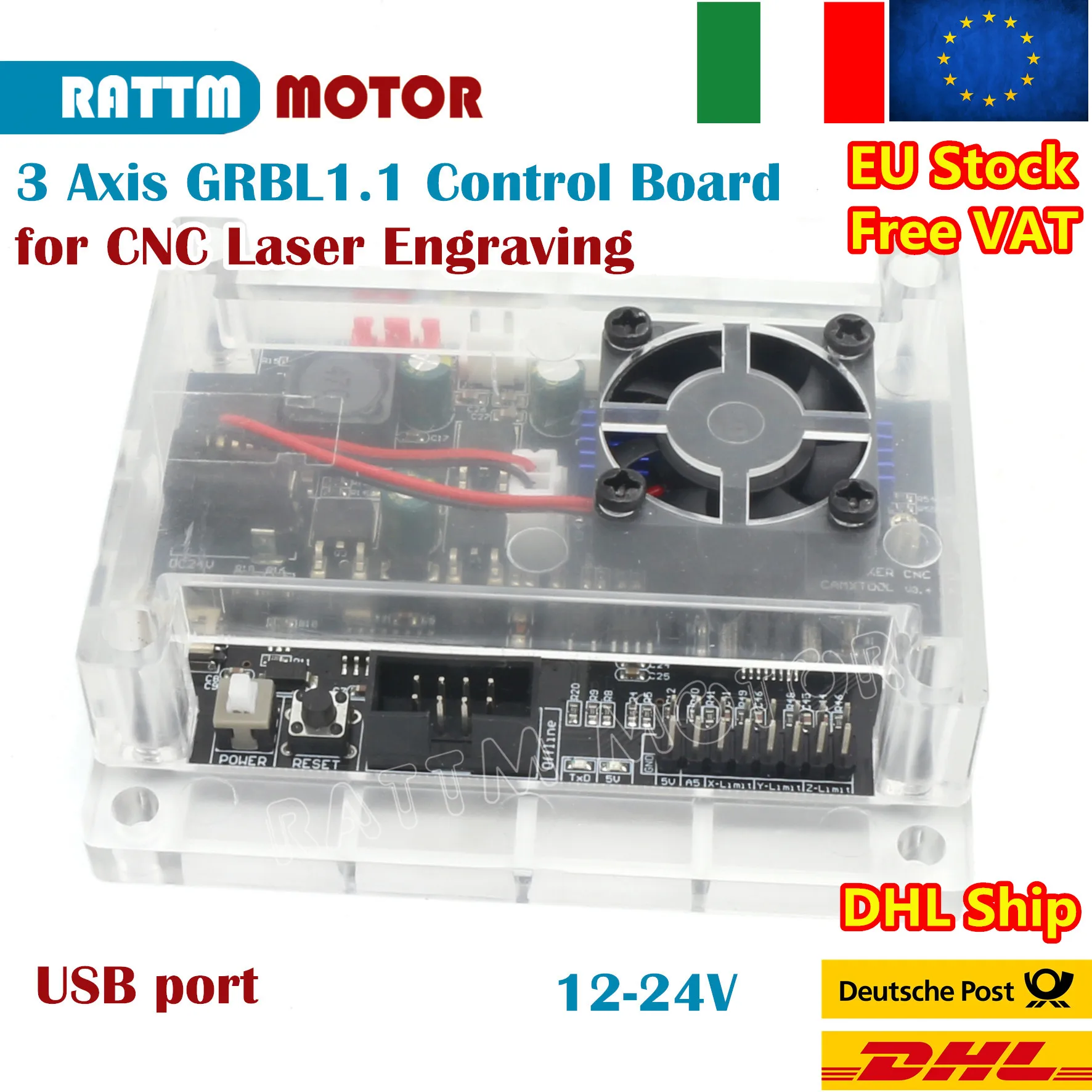 (ЕС бесплатно НДС) GRBL 1.1f USB порт ЧПУ гравировальный станок контрольная плата 3