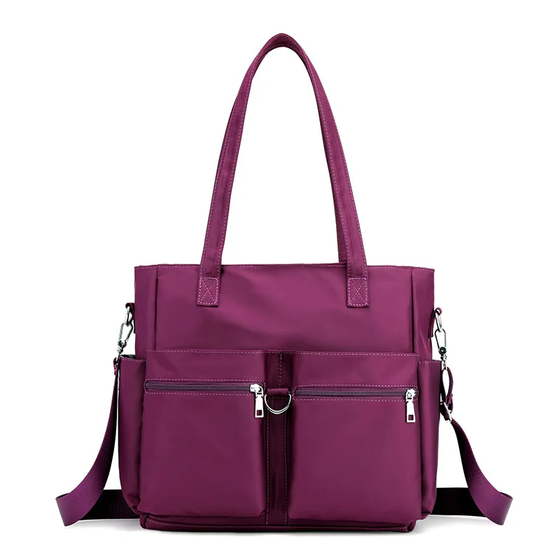 Женская сумка на одно плечо, водонепроницаемая нейлоновая сумка, модная сумка для путешествий на открытом воздухе, сумка для подгузников, универсальная легкая сумка на плечо, пассажирская сумка