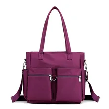 Женская сумка на одно плечо, водонепроницаемая нейлоновая сумка, модная сумка для путешествий на открытом воздухе, сумка для подгузников, универсальная легкая сумка на плечо, пассажирская сумка