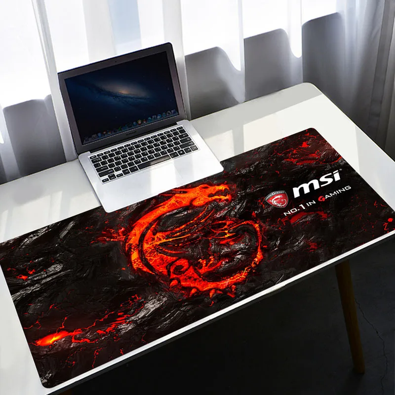 Большой игровой коврик для мыши MSI большой компьютерной ПК XXL клавиатуры