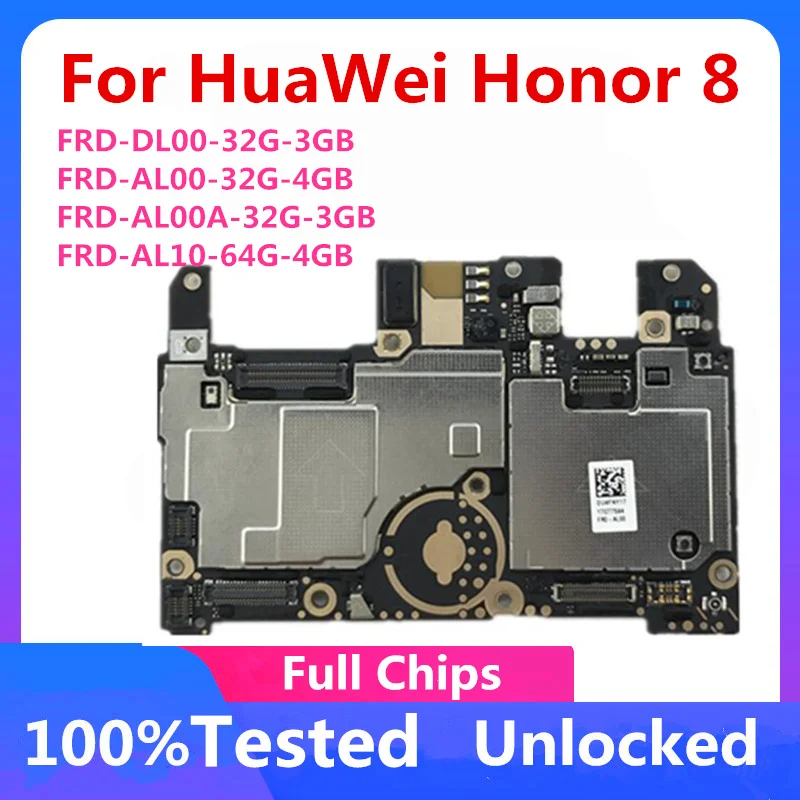 32gb 64gb For HUAWEI Honor 8 Unlock Motherboard Original Logic Board With Android System Full Chips | Мобильные телефоны и