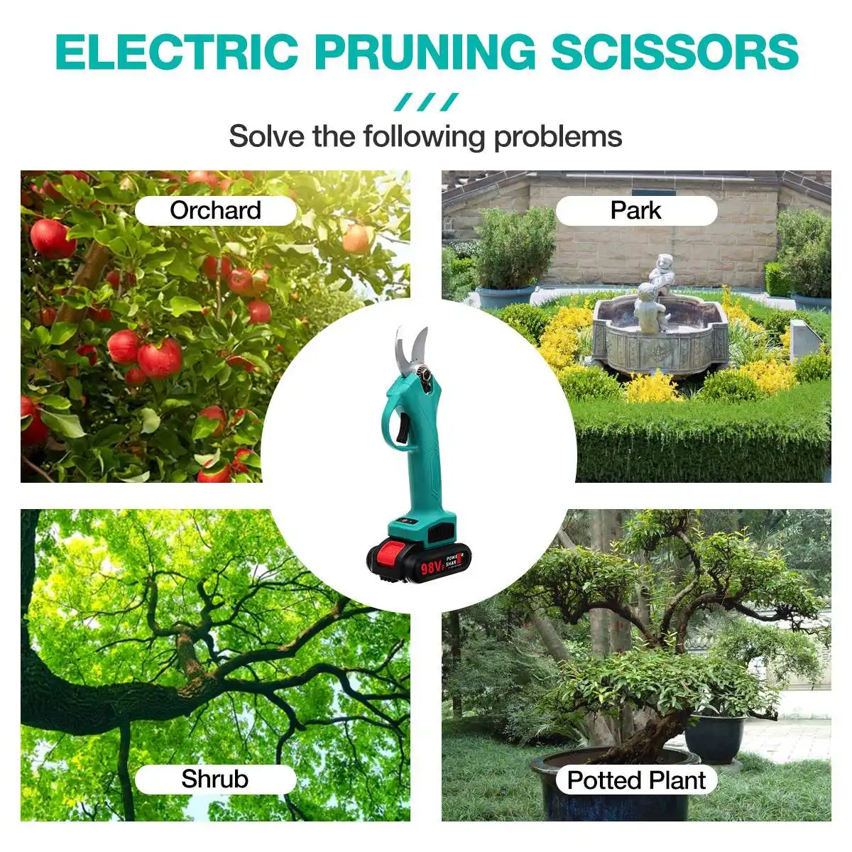 Professional Electric Hand Held Garden Shears for Orchard Trees - BOMA Garden  Tools