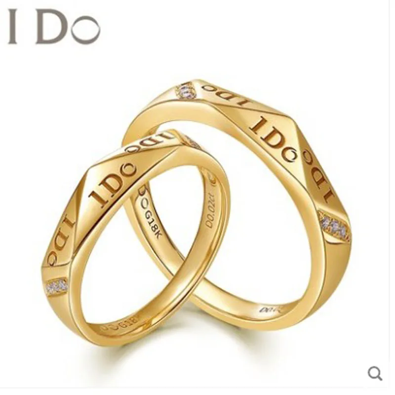 

adu 18 k gold Diamond ring Men and women platinum A wedding ring Quality goods shop Men women diamond ring