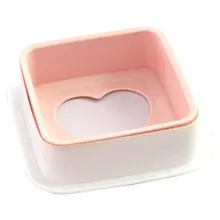 Полезная Бутербродница сердце разработан 1 шт. хлебная выпечка кухонные принадлежности милый тост ABS форма торта резак