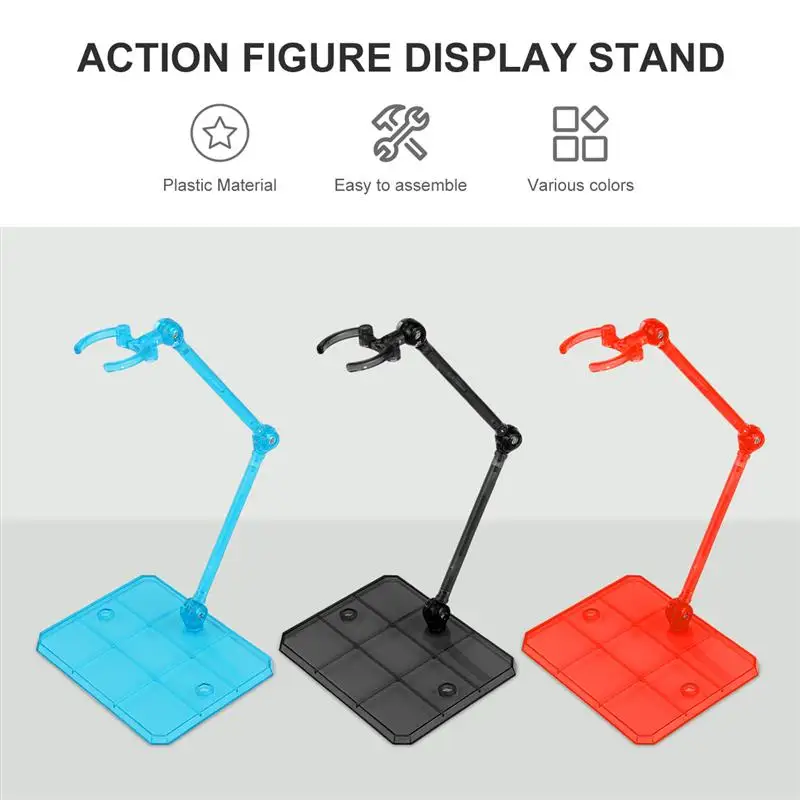 5pcs Model Figure Support Action Figure Base Suitable Display Stand Bracket For 1/144 Model Figure