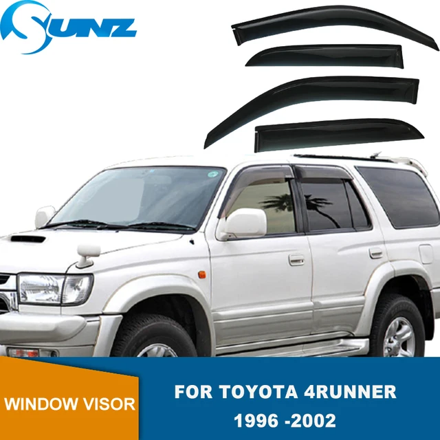 $US $92.54 Side Window Deflectors For Toyota 4Runner 1996 1997 1998 2000 2001 2002 Black Window Visor Weathershields Sun Rain Guards SUNZ