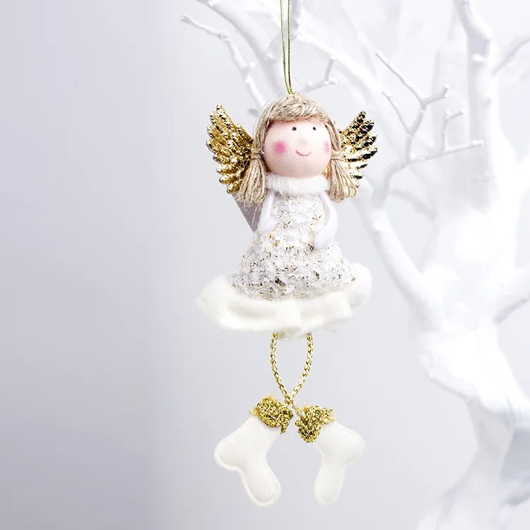 style 3 Christmas Angel Doll Merry Christmas Decorations for Home Decor Noel Xmas Tree Decorations Ornament Happy New Year Decor,Q - Цвет: style 3