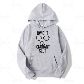 

The Office Funny Hoodie Dwight You Ignorant Slut Humor Hoodie Sweatershirt