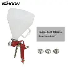 KKMOON портативный воздушный бункер распылитель для гипсокартона стены распылитель для краски текстура Аэрограф инструмент с 3 насадками