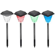 Трансграничной стиль светодиодный уличный свет вилла садовая лужайка ландшафтный светильник вставка к пламени свет солнечный садовый светильник